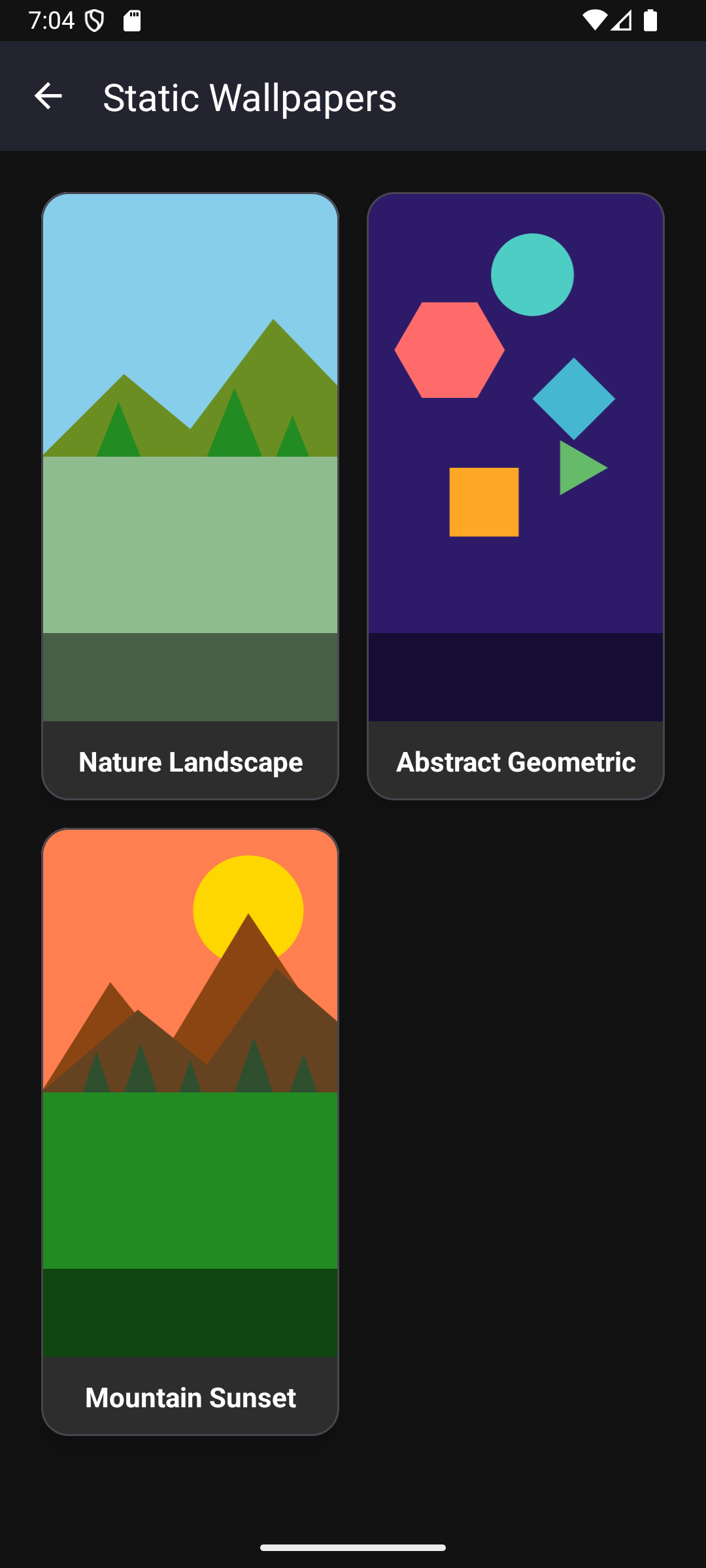 Customizable Wallpapers